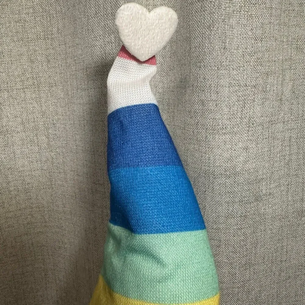 Holiday Decor Rainbow Love Gnome